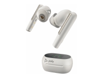 Bilde av Poly Voyager Free 60+ Uc - True Wireless-hodetelefoner Med Mikrofon - I øret - Bluetooth - Aktiv Støydemping - Usb-a Via Bluetooth-adapter - Sandhvit - Certified For Microsoft Teams