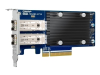 QNAP QXG-10G2SF-X710 - Nettverksadapter - PCIe 3.0 x8 lavprofil - 10 Gigabit SFP+ x 2 - for P/N: SFP1G-SX-85 PC tilbehør - Nettverk - Nettverkskort