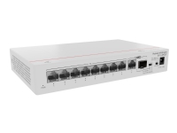 Huawei eKitEngine S110 Series S110-8P2ST - Switch - 1 x Gigabit SFP + 8 x 10/100/1000 (PoE+) + 1 x 10/100/1000 - stasjonær, rackmonterbar, veggmonterbar - PoE+ (124 W) PC tilbehør - Nettverk - Switcher