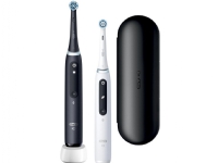 Braun Oral-B iO Series 5 Sort/Hvit med tannbørste med andre håndtak 415121 (415121) Helse - Tannhelse - Elektrisk tannbørste