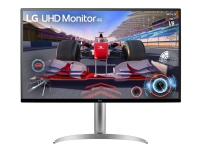 LG 32UQ750P-W - LED-skjerm - 32 (31.5 synlig) - 3840 x 2160 4K @ 144 Hz - VA - 400 cd/m² - 2500:1 - HDR10 - 4 ms - 2xHDMI, DisplayPort, USB-C - høyttalere PC tilbehør - Skjermer og Tilbehør - Skjermer