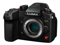 Produktfoto för Panasonic Lumix G DC-GH6 - Digitalkamera - spegellöst - 25.2 MP - Fyra tredjedelar - 5,8K / 30 fps - endast stomme - Wi-Fi, Bluetooth