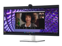 Dell P3424WEB - LED-skjerm - kurvet - 34 (34.14 synlig) - 3440 x 1440 UWQHD @ 60 Hz - IPS - 300 cd/m² - 1000:1 - 5 ms - HDMI, DisplayPort, USB-C - høyttalere - med 3 års Advanced Exchange Basic Warranty PC & Nettbrett - Stasjonær PC