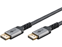 Goobay 65268, 1 m, DisplayPort, HDMI, Hankjønn, Hankjønn, Rett PC tilbehør - Kabler og adaptere - Videokabler og adaptere