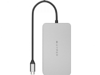 Bilde av Hyper Hdm1h, Usb 3.2 Gen 1 (3.1 Gen 1) Type-c, 100 W, Rustfritt Stål, Microsd (transflash), Sd, 4k Ultra Hd, 60 Hz