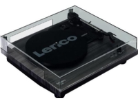 Bilde av Lenco Ls-10, Beltedrevet Platespiller, Semi-automatisk, Svart, Mdf, 33,45 Rpm, Dc-motor