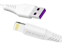 Dudao L2L USB-A to Lightning cable 1m hvid TV, Lyd & Bilde - Hodetelefoner & Mikrofoner