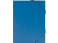 Bilde av Brunnen Fact!plus, Envelope Folder, A3, Kartong, Blå, 600 G/m², Elastisk Bånd