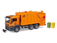 BRUDER MAN TGS Garbage Truck, Søppelbil, 3 år, Plast, Sort, Oransje Leker - Biler & kjøretøy