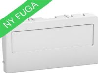 LAURITZ KNUDSEN Lock för FUGA 0,5 modullock med vändbart textfält vitt.