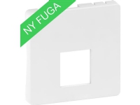 LAURITZ KNUDSEN Lock för FUGA T1 1x Keystone 1 modul datauttag levereras utan kontakt färg: vit