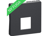 LAURITZ KNUDSEN Lock för FUGA T1 1x Keystone 1 modul datauttag levereras utan kontakt färg: kolgrå