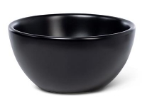 Bilde av Blue Label Keramisk Bowl Håndvask Uden Hanehul Og Overløb - 22x22x11 Cm - Mat Sort