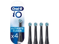 Oral-B iO Series Ultimate Clean Tannbørstehoveder - Svart - 4-pak Helse - Tannhelse - Tannbørstehoder