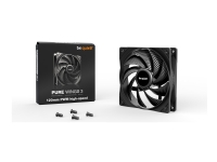 be quiet! Pure Wings 3 - High Speed - kabinettvifte - 120 mm - svart