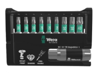 Wera Bit-Check 10 TX Impaktor 1 - Screwdriver bit and bit holder set - 10 deler - torx - T20, T25, T30, T40 - heksagonal Verktøy & Verksted - Skrutrekkere - Diverse