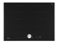 Neff T67TTX4L0, Sort, Innebygget, 70 cm, Sonebasert induksjon, Glass-keramikk, 4 zone(s)