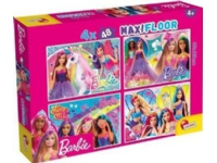 Lisciani LISCIANI BARBIE PUZZLE MAXIFLOOR 4 X 48 Andre leketøy merker - Barbie