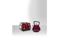 Morphy Richards Evoke Retro, 1,5 l, 2200 W, Rød, Metall, Vannivåindikator, Trådløs Kjøkkenapparater - Juice, is og vann - Vannkoker