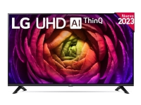 LG 43UR74006LB - 43 Diagonalklasse UR74 Series LED-bakgrunnsbelyst LCD TV - Smart TV - webOS, ThinQ AI - 4K UHD (2160p) 3840 x 2160 - HDR - Direct LED TV, Lyd & Bilde - TV & Hjemmekino - TV