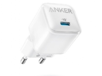 Anker Nano pro series 5 511 - Strømadapter - nano pro - 20 watt - 3 A - IQ 3.0 (24 pin USB-C) - aurorahvit