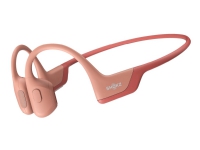 AfterShokz OpenRun Pro - Hodetelefoner med mikrofon - åpent øre - bak-nakken-montering - Bluetooth - trådløs - rosa