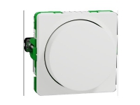 LAURITZ KNUDSEN LK FUGA® Wiser Drejelysdæmper til LED Hvid 1M Understøtter Multiwire teknologi: fungerer med og uden 0-ledning.