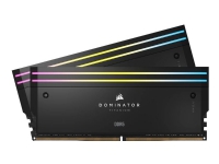 CORSAIR Dominator Titanium RGB - DDR5 - sett - 32 GB: 2 x 16 GB - DIMM 288-pin - 6000 MHz / PC5-48000 - CL30 - 1.4 V - ikke-bufret - svart N - A