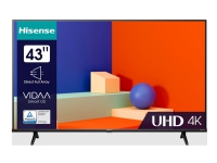 Hisense 43A6K - 43 Diagonalklasse A6K Series LED-bakgrunnsbelyst LCD TV - Smart TV - VIDAA - 4K UHD (2160p) 3840 x 2160 - HDR - Direct LED - svart TV, Lyd & Bilde - TV & Hjemmekino - TV