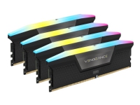 CORSAIR Vengeance RGB - DDR5 - sett - 192 GB: 4 x 48 GB - DIMM 288-pin - 5200 MHz / PC5-41600 - CL38 - 1.25 V - svart PC-Komponenter - RAM-Minne - DDR5