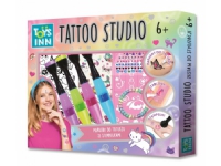 Tattoo Studio Sett med tatoveringsmarkører med stempler Sminke - Sminketilbehør - Makeup til barn