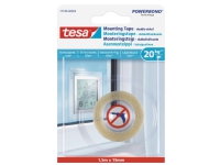 Tesa Tape Double-Side 1.5Mx19mm Trans For Win Kontorartikler - Kontortilbehør - Annet