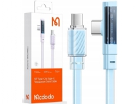 Mcdodo USB-kabel Mcdodo snabbvinklad Usb-C Pd-kabel 65W 1,2 m blå