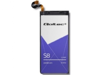 Qoltec 52111, Batteri, Samsung, S8, Blå, Hvit, Lithium-Ion (Li-Ion), 3000 mAh Tele & GPS - Mobil reservedeler - Andre