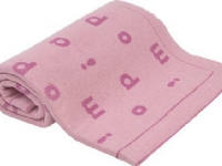 P!APIMO-TEPPE 80X100CM ROSA BOKSTAVER HandyBlanky-SAMLING