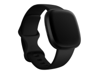Fitbit Infinity Band - Klokkestropp for smart armbåndsur - Stor størrelse - svart - for Fitbit Sense, Versa 3 Helse - Pulsmåler - Tilbehør