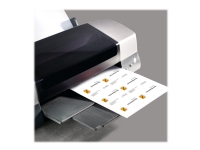 Sigel - Mikroperforert - sterkt hvitt - 85 x 55 mm - 225 g/m² - 100 kort (10 ark x 10) visittkort Papir & Emballasje - Markering - Visittkort