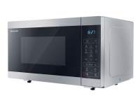 Sharp YC-MS51E-S - Mikrobølgeovn - 25 liter - 900 W - sølv/svart