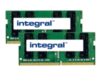 Integral - DDR4 - sett - 32 GB: 2 x 16 GB - SO DIMM 260-pin - 2133 MHz / PC4-17000 - CL15 - 1.2 V - ikke-bufret - ikke-ECC PC-Komponenter - RAM-Minne