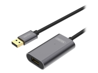 Unitek Y-275 - USB-forlengelseskabel - USB (hunn) til USB (hann) - USB 2.0 - 30 m - aktiv PC tilbehør - Kabler og adaptere - Datakabler