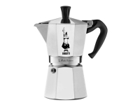 Bialetti Moka Express, 330ml, Sølv, 6 kopper, Aluminium Kjøkkenapparater - Kaffe - Rengøring & Tilbehør