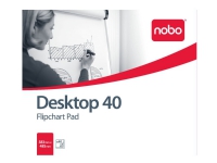 Nobo B1 - Flippoverblokk - 700 x 1000 mm - 40 ark - vanlig (en pakke 5) interiørdesign - Tavler og skjermer - Flip flips