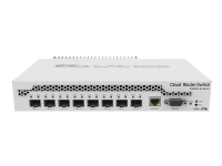 MikroTik Cloud Router Switch CRS309-1G-8S+IN - Switch - Styrt - 8 x SFP+ + 1 x 10/100/1000 (PoE) - rackmonterbar - PoE PC tilbehør - Nettverk - Switcher