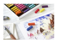 Faber-Castell Mini - Fargeblyant - assorterte pastellfarger (en pakke 72) Skole og hobby - Faste farger - Fargekritt til skolebruk