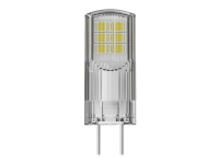 Produktfoto för OSRAM PIN - LED-glödlampa - form: T14 - klar finish - GY6.35 - 2.6 W (motsvarande 30 W) - klass F - varmt vitt ljus - 2700 K