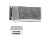 Moshi - USB-adapter - 24 pin USB-C (hann) reversibel til USB-type A (hunn) - USB 3.1 Gen 1 - 3 A - sølv