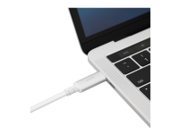 Bilde av Moshi - Displayport-kabel - 24 Pin Usb-c (hann) Til Displayport (hann) - Thunderbolt 3 / Displayport 1.3 - 1.5 M - 5k-støtte - Hvit