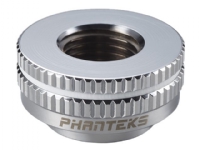 Phanteks Glacier 13mm Premium Pass-Through Fitting G1/4 - Armatur for væskekjølesystem - chrome mirror