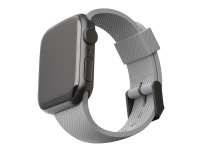 [U] Apple Watch Band 41mm/40mm/38mm, Series 7/6/5/4/3/2/1/SE - Silicone Grey - KlocKräm för smart klocka - grå - för Apple Watch (38 mm, 40 mm)