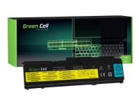 Green Cell - Batteri til bærbar PC (tilsvarer: Lenovo 42T4522) - litiumion - 6-cellers - 3600 mAh - svart - for Lenovo ThinkPad X300 X301 PC & Nettbrett - Bærbar tilbehør - Batterier